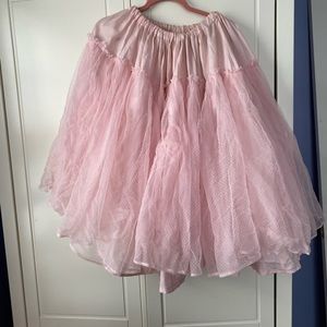 Cute pink tutu crinoline
